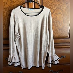 Calvin Klein Bell Sleeve Sweater